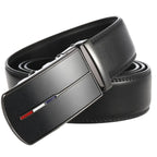 Men's Belt Cowhide Leather Automatic Buckle