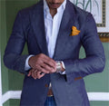 Men's Blazer Cotton-Linen Blend Machine Washable