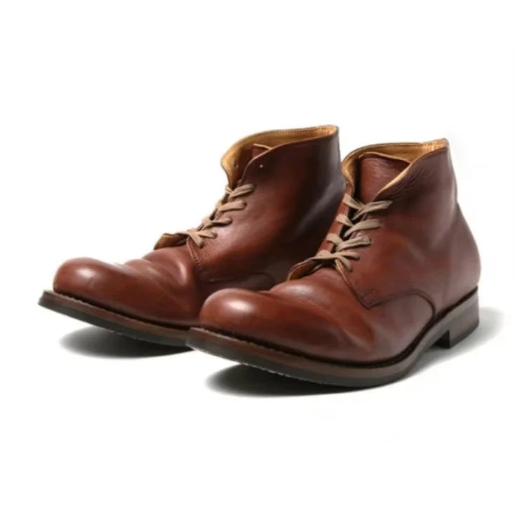 Men's Boots Almond-Toe Slip-On & Non-Slip Sole