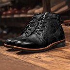 Men's Boots Premium Leather & Orthopedic Insole