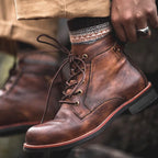 Men's Boots Premium Leather & Orthopedic Insole