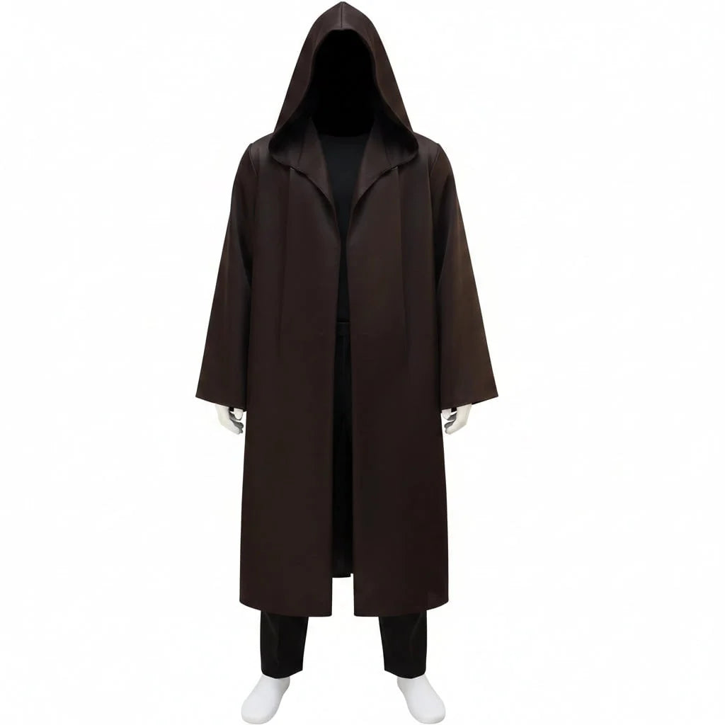 Men's Costume Hooded Robe & Tunic Set Lightweight Polyester