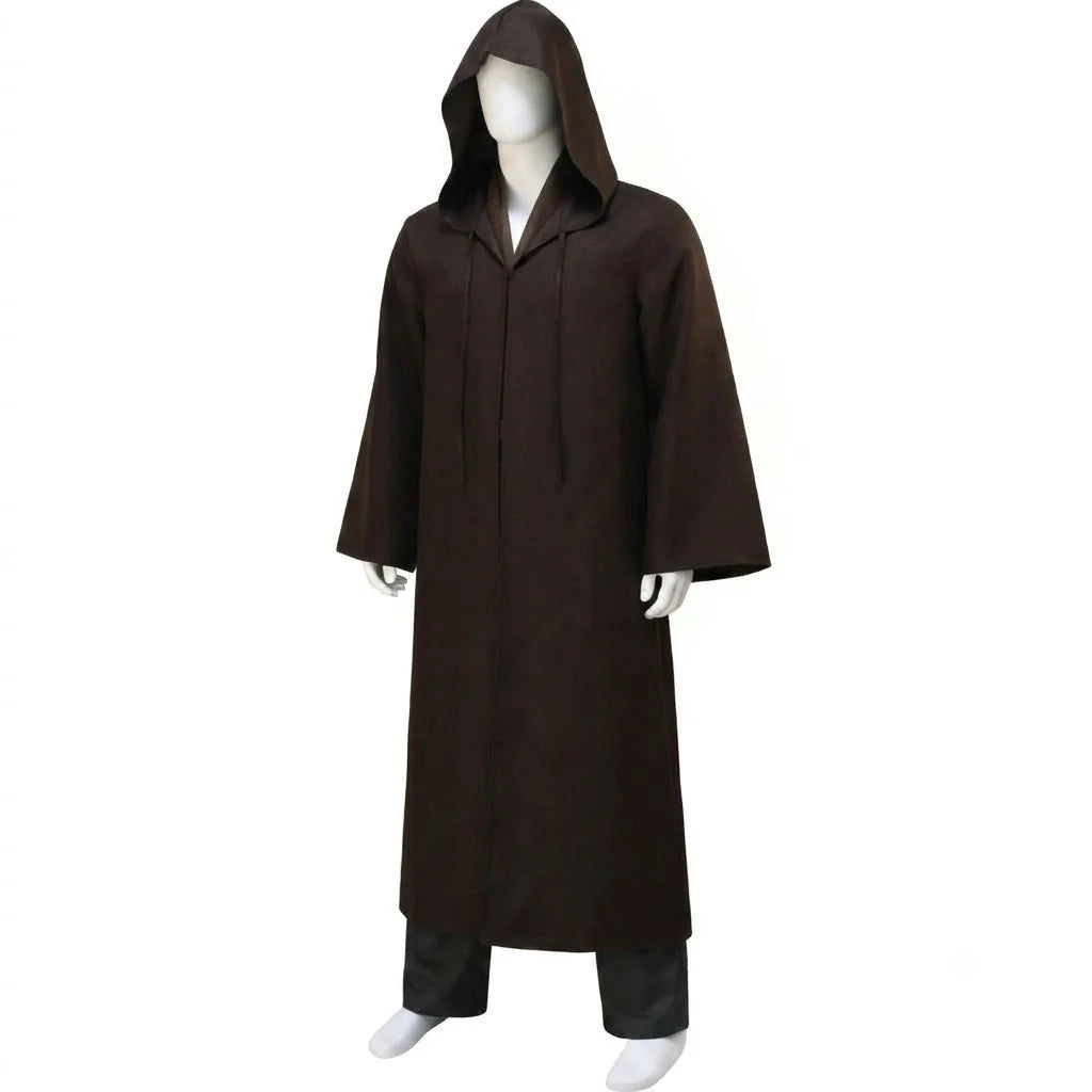 Men's Costume Hooded Robe & Tunic Set Lightweight Polyester