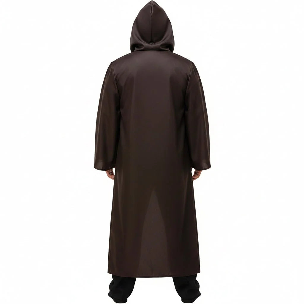 Men's Costume Hooded Robe & Tunic Set Lightweight Polyester