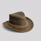 Men's Cowboy Hat Weathered Finish Shapeable Brim