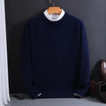 Men's Crew Neck Jumper Lightweight Warmth Classic Silhouette