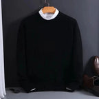 Men's Crew Neck Jumper Lightweight Warmth Classic Silhouette