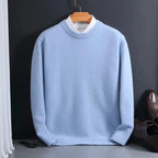 Men's Crewneck Sweater Cashmere-Like Lightweight Tailored Fit