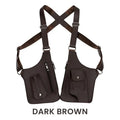 Men's Crossbody Bag Anti-Theft Zippers Water-Resistant PU Leather