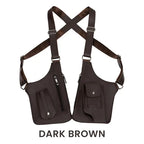 Men's Crossbody Bag Anti-Theft Zippers Water-Resistant PU Leather