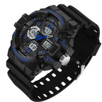 Men's Digital Watch Large Dial Resin Case Water-Resistant