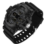 Men's Digital Watch Large Dial Resin Case Water-Resistant