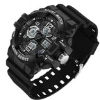 Men's Digital Watch Large Dial Resin Case Water-Resistant