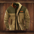Men's Fleece Jacket Breathable High Collar & Full Zip