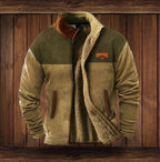 Men's Fleece Jacket Breathable High Collar & Full Zip