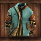 Men's Fleece Jacket Breathable High Collar & Full Zip