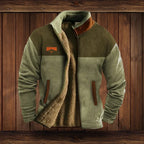 Men's Fleece Jacket Breathable High Collar & Full Zip