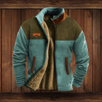 Men's Fleece Jacket Breathable High Collar & Full Zip