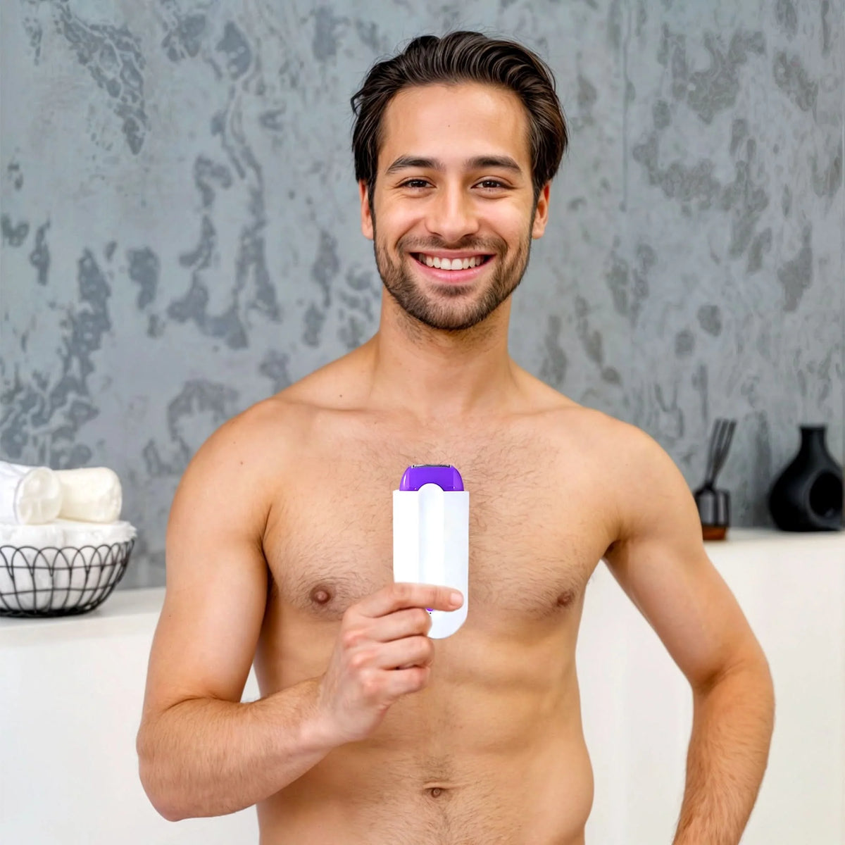 Men's Hair Remover Cordless Rechargeable Pain-Free