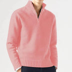 Men's Half-Zip Sweater Soft Breathable Knit