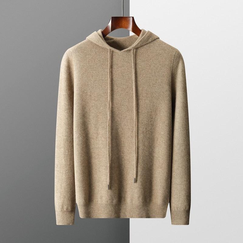 Men's Hoodie Merino Wool Thermoregulating & Moisture-Wicking