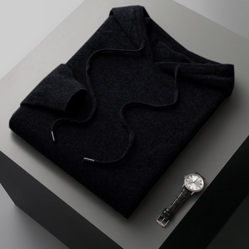 Men's Hoodie Merino Wool Thermoregulating & Moisture-Wicking