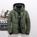 Men's Insulated Jacket Removable Hood & Streamlined Fit