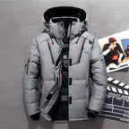 Men's Jacket Insulated & Water-Repellent Adjustable Hood