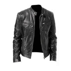 Men's Jacket Leather-Effect Structured Fit