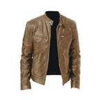 Men's Jacket Leather-Effect Structured Fit