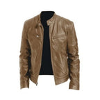 Men's Jacket Leather-Effect Structured Fit