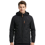 Men's Jacket Wind- & Water-Resistant Zippered Pockets