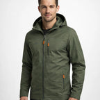 Men's Jacket Wind- & Water-Resistant Zippered Pockets
