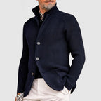 Men's Knitted Gilet Polyester With Pockets