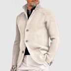 Men's Knitted Gilet Polyester With Pockets