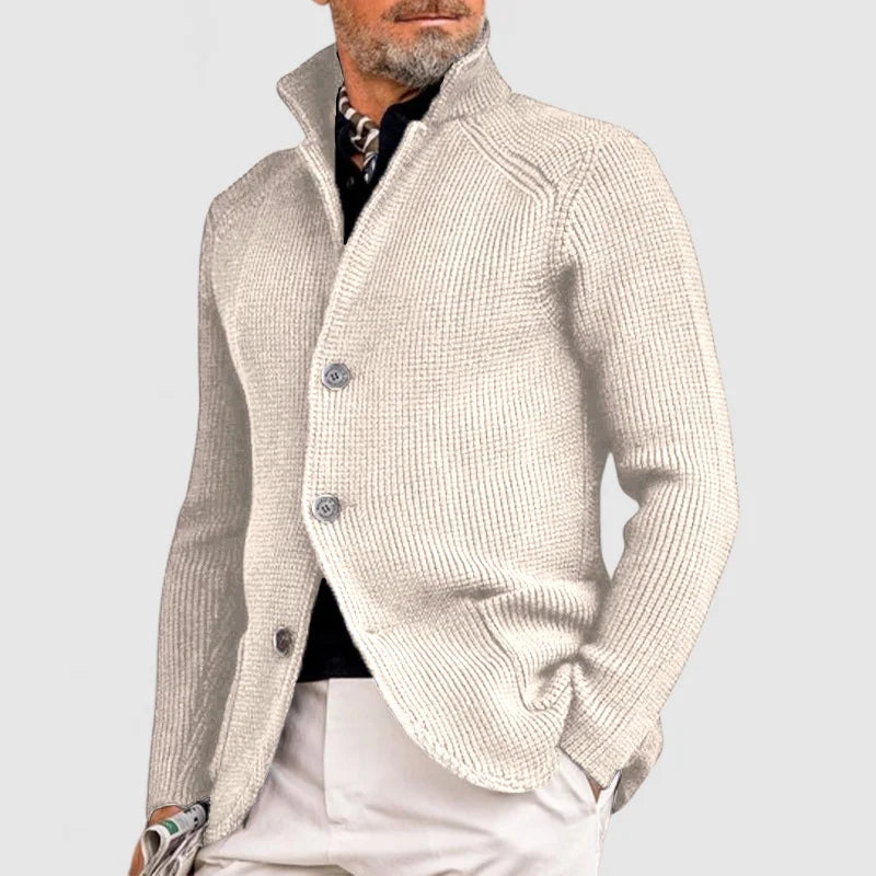 Men's Knitted Gilet Polyester With Pockets