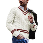 Men's Knitted Sweater Modern Fit Soft Knit