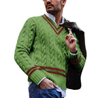 Men's Knitted Sweater Modern Fit Soft Knit