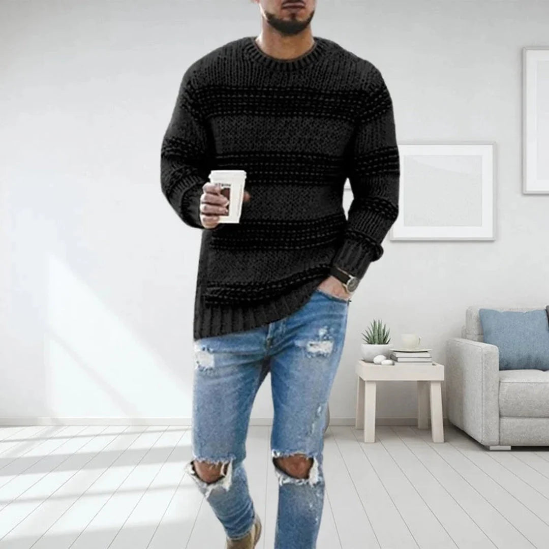 Men's Knitted Sweater Soft Knit & Non-Itchy