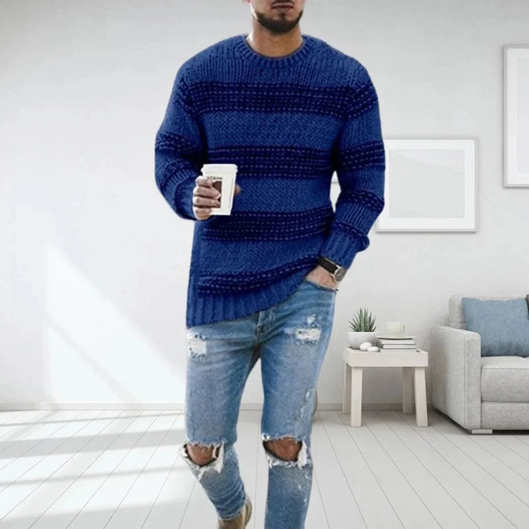 Men's Knitted Sweater Soft Knit & Non-Itchy