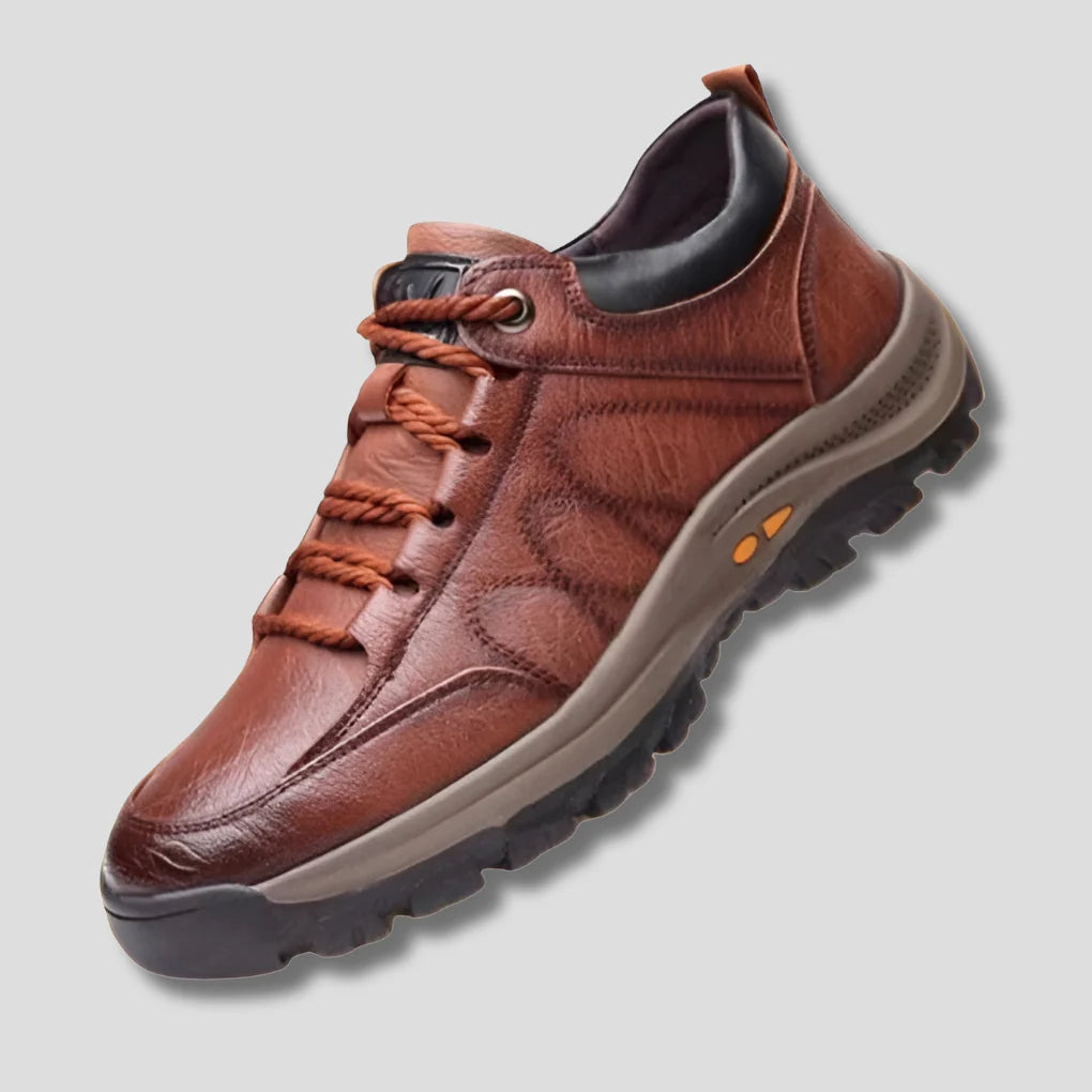Men's Leather Shoes Orthopedic Insole & Water-Repellent