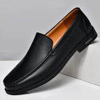 Men's Loafer Genuine Italian Leather Slip-On Durable Sole