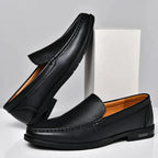 Men's Loafer Genuine Italian Leather Slip-On Durable Sole