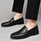 Men's Loafer Genuine Italian Leather Slip-On Durable Sole