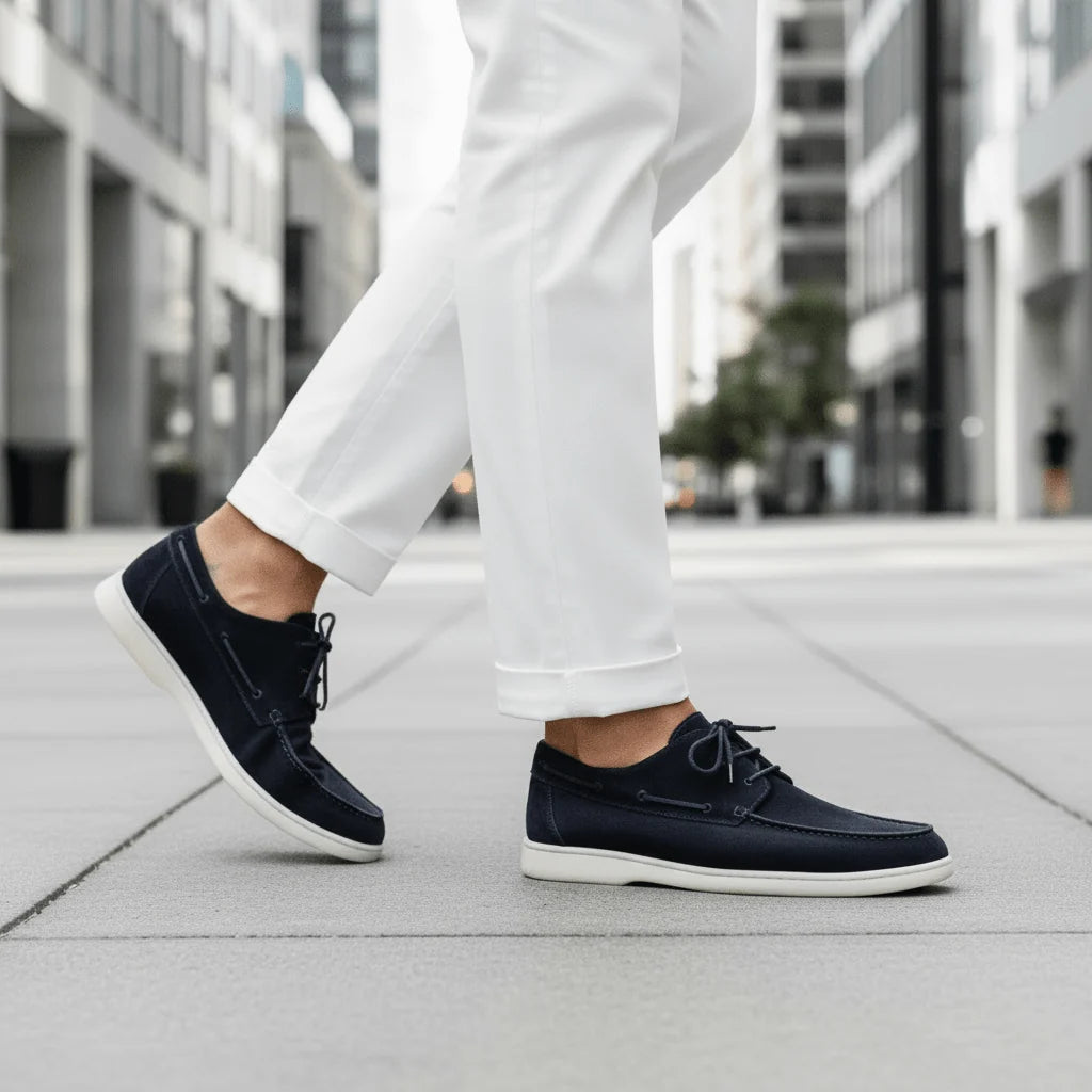 Men's Loafers Suede Padded Interior & Durable Sole