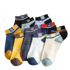 Men's Low-Cut Ankle Socks Moisture-Wicking Cotton Blend 20 Pairs