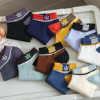 Men's Low-Cut Ankle Socks Moisture-Wicking Cotton Blend 20 Pairs