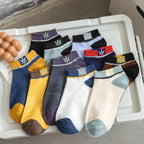 Men's Low-Cut Ankle Socks Moisture-Wicking Cotton Blend 20 Pairs
