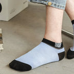 Men's Low-Cut Ankle Socks Moisture-Wicking Cotton Blend 20 Pairs