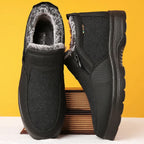 Men's Orthopedic Winter Boots Water-Repellent Leather Anti-Slip Sole